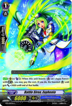 Battle Siren, Euphenia : BT11-097 - Cardfight!! Vanguard Single Card