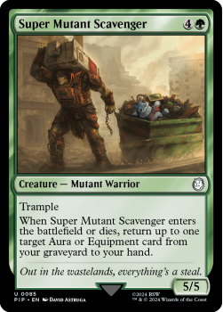 Super Mutant Scavenger single card from Magic the Gathering