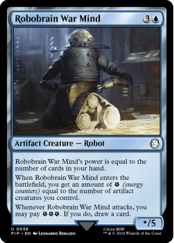 Robobrain War Mind single card from Magic the Gathering