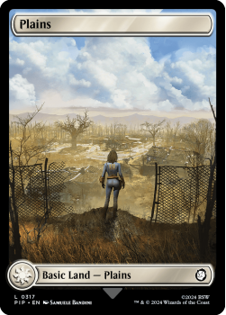 Plains single card from Magic the Gathering