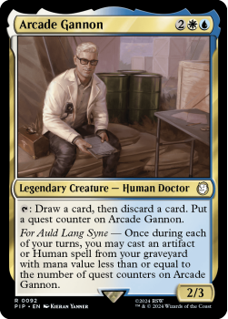 Arcade Gannon single card from Magic the Gathering