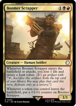 Boomer Scrapper single card from Magic the Gathering