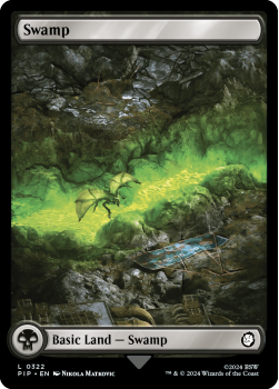 Swamp single card from Magic the Gathering