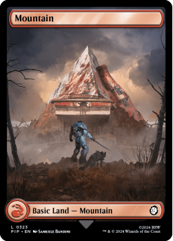 Mountain single card from Magic the Gathering