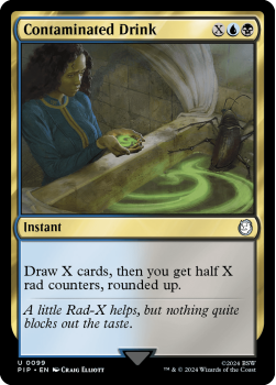 Contaminated Drink single card from Magic the Gathering