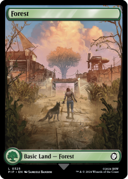 Forest single card from Magic the Gathering
