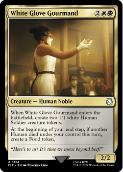 White Glove Gourmand single card from Magic the Gathering