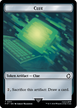 Clue // Treasure (Survival, Tech) : FALLOUT - Magic the Gathering Single Card