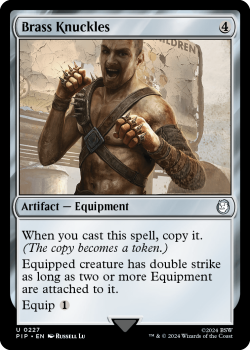 Brass Knuckles single card from Magic the Gathering