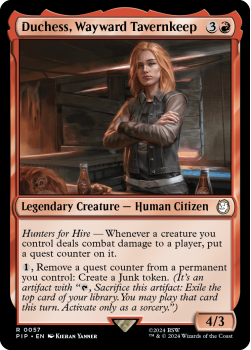 Duchess, Wayward Tavernkeep single card from Magic the Gathering