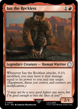 Ian the Reckless single card from Magic the Gathering