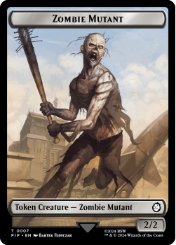 Zombie Mutant // Copy : FALLOUT - Magic the Gathering Single Card