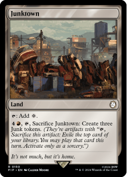 Junktown single card from Magic the Gathering