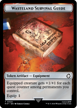 Wasteland Survival Guide // Treasure (Survival, Tech) : FALLOUT - Magic the Gathering Single Card
