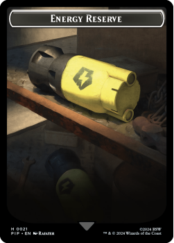 Energy Reserve (Helper) // Treasure (Survival, Tech) : FALLOUT - Magic the Gathering Single Card