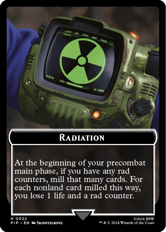 Radiation (Helper) // Zombie Mutant : FALLOUT - Magic the Gathering Single Card Radiation (Helper) // Zombie Mutant : FALLOUT - Magic the Gathering Single Card