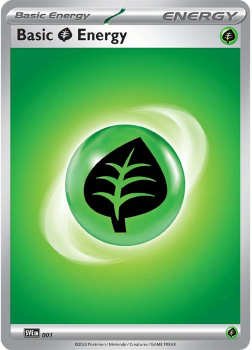 Basic Grass Energy single card from Pokemon