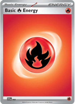 Basic Fire Energy single card from Pokemon