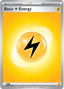 Basic Lightning Energy single card from Pokemon