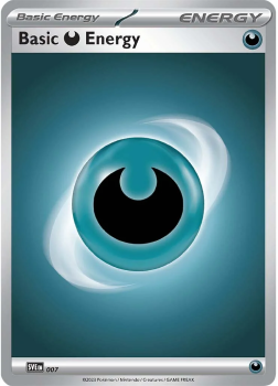 Basic Darkness Energy single card from Pokemon