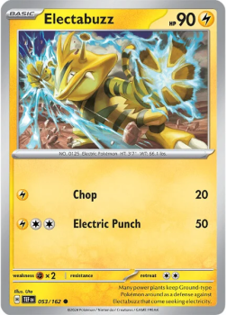 Electabuzz single card from Pokemon