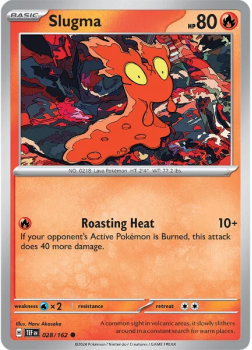 Slugma single card from Pokemon