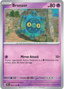 Bronzor single card from Pokemon