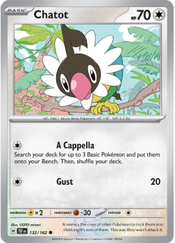 Chatot single card from Pokemon