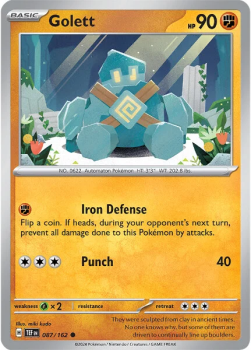 Golett single card from Pokemon