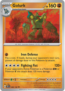 Golurk single card from Pokemon