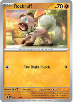 Rockruff single card from Pokemon