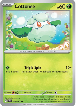 Cottonee single card from Pokemon