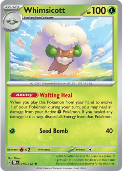 Whimsicott single card from Pokemon