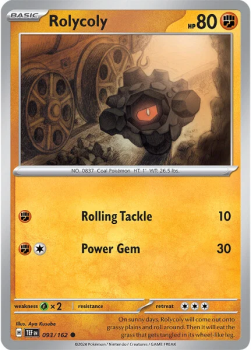 Rolycoly single card from Pokemon