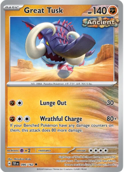 Great Tusk single card from Pokemon