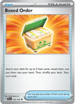 Boxed Order single card from Pokemon