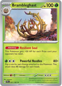 Brambleghast single card from Pokemon