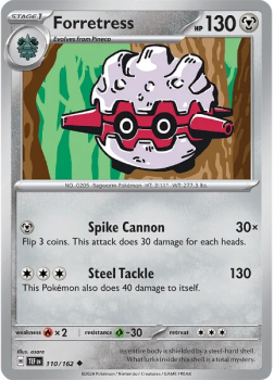Forretress single card from Pokemon