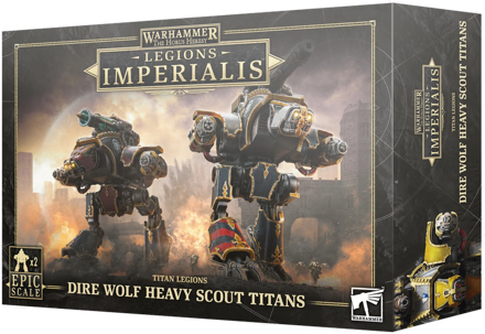 Box for Legions Imperialis Titan Legions Dire Wolf Heavy Scout Titans