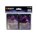 Ultra Pro Outlaws of Thunder Junction 100ct Deck Protector Sleeves Olivia, Opulent Outlaw - Image 2