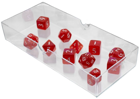 Ultra Pro Eclipse 11 Dice Set: Apple Red - Image 10