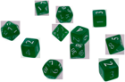 Ultra Pro Eclipse 11 Dice Set: Forest Green - Image 3