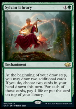Sylvan Library (FOIL) single card from Magic the Gathering