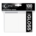 Ultra Pro Eclipse Gloss Standard Sleeves: - Arctic White (100 Sleeves)