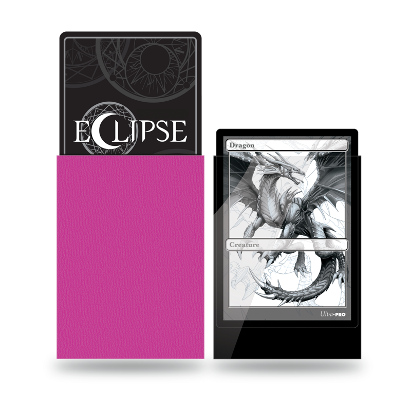 Standard Size Deck Protectors | Ultra Pro | Eclipse PRO Gloss Hot Pink Standard Size Deck Protectors | Ultra Pro | Eclipse PRO Gloss Hot Pink