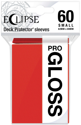Ultra Pro Eclipse PRO-Gloss Small Card Sleeves: Apple Red (60 Sleeves)