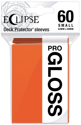 Ultra Pro Eclipse PRO-Gloss Small Card Sleeves: Pumpkin Orange (60 Sleeves)