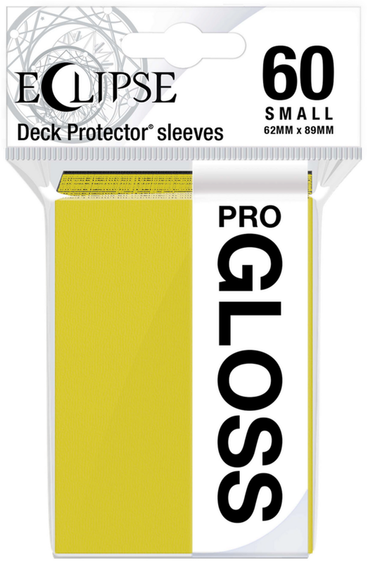 Pro-Safe 60ct Yellow Small Size Deck Protector Sleeves (for YuGiOh Etc.)