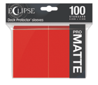 Ultra Pro Eclipse Matte Standard Sleeves: Apple Red