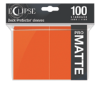 Ultra Pro Eclipse Matte Standard Sleeves: Pumpkin Orange